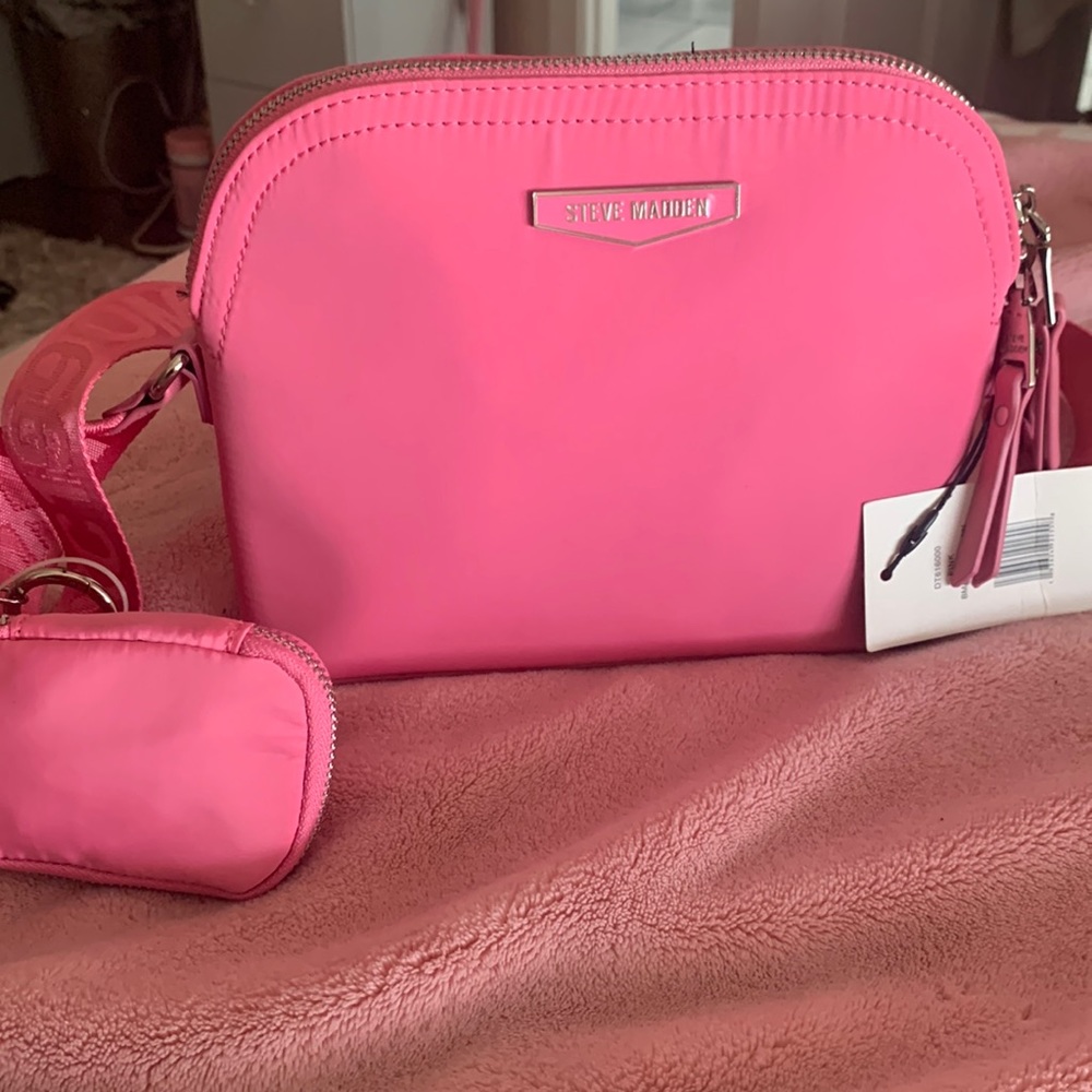 Pink Steve Madden crossbody